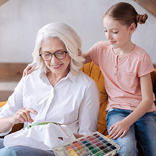 6 Embroidery+Premium+Rainbow+Bobbins+Organizer