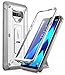 SUPCASE for Galaxy Note 9 Case with Screen Protector (Unicorn Beetle Pro), [Built-in Stand & Belt Clip] Heavy Duty Full-Body Rugged Holster Protective Phone Case for Samsung Galaxy Note 9 2018, White