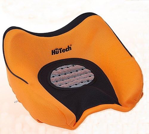 Beauty Hip-up Pelvis Waist Posture Correction Cushion Lumbar Support Solid Mesh Ceramic Ball Orange Color