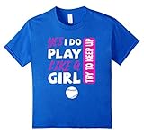 Yes I Do Play Like A Girl Softball Tshirt
