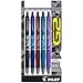Pilot G2 Mosaic Collection Refillable & Retractable Rolling Ball Gel Pens, Fine Point, Assorted Grip/Ink Colors, 5-Pack (31676)