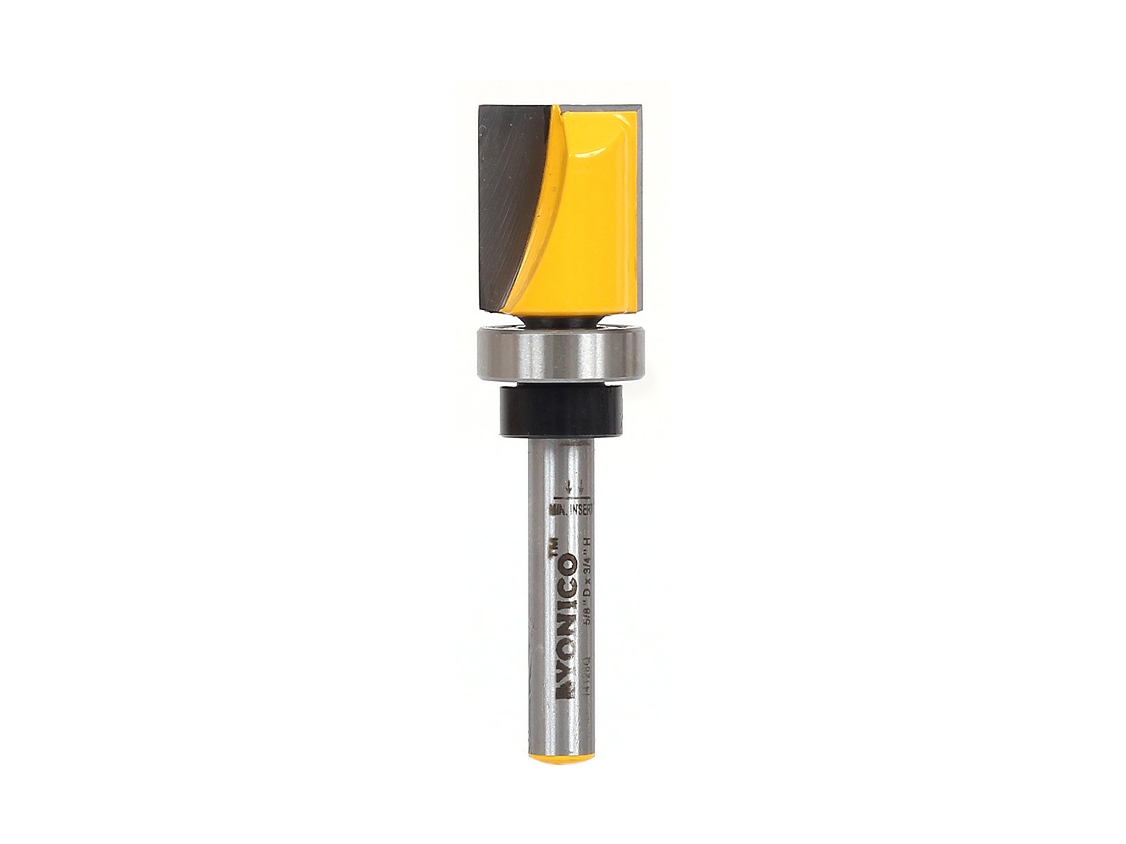 Yonico 14124q - Flush Trim Template Router Bit, Diameter: 5/8", Cutting Height: 3/4" - 1/4" Shank โ image 1