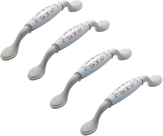 Dreneco 4 x Tiradores de muebles Tiradores de puerta Tiradores de arco