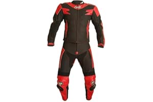 BIESSE®️ Motorcycle Suit | Men's 2-Piece | Leather & Textile | CE Armor | Motorcycle Suit for Men