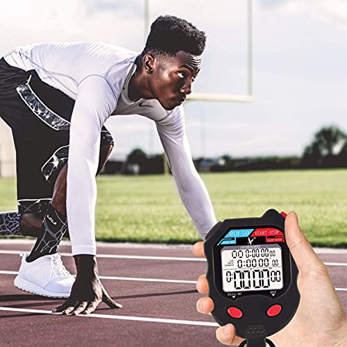 GLLP Stopwatch Timer Training Sport Professionele Spel Gewijd Fitness Timer Sport Running Horloge - Image 4