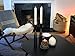 Luminara Realistic Artificial Moving Flame Pine cone Flameless LED Candle - White 3