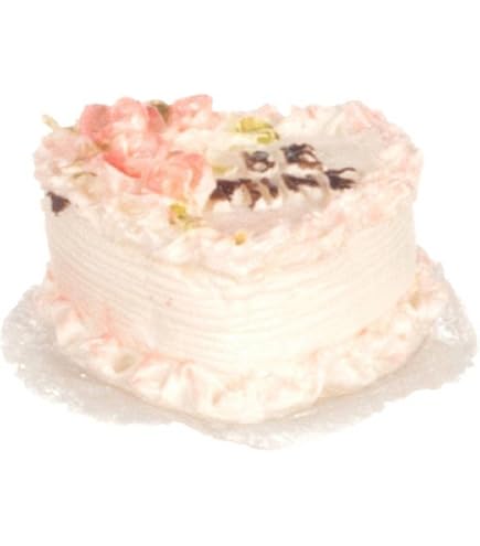 Casa De Muñecas Limón Pastel Melody Jane - Accesorio Para Cumpleaños Y Fiestas, Escala 1:12