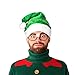 Windy City Novelties Santa Claus Plush Hat 2 Pack for Christmas Parties, Caroling, Gatherings & Party Favors - Green