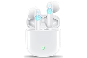 Wireless Earbuds, Bluetooth 5.4 HiFi Stereo,Wireless Earphones with 4 ENC Noise Cancelling Mics,58H Playtime Bluetooth Earbud