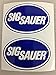 2 Sig Sauer Blue Oval Decals by SBD Decals Various Sizes (3 inch)
