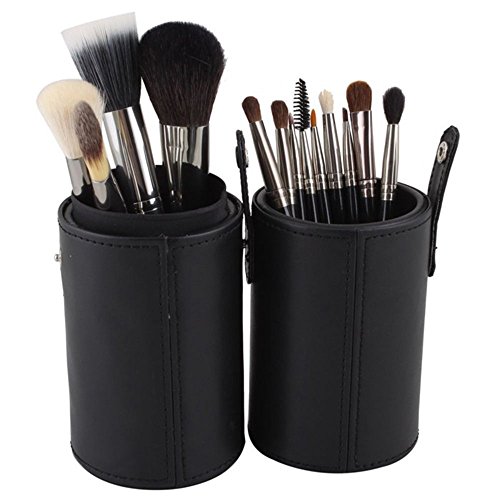 2019 pu makeup brush storage bucket cylinder bag