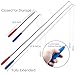 8 Pcs Cat Feather Toy, Cat Toy Wand, Teaser Wand Toy Set, Wineecy Cat Toys Interactive Retractable Wand Rod with Assorted Feather Toy for Exercising Kitten or Cat (Feather Toys)