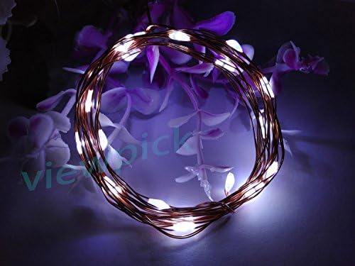 Viewpick 20 LED Battery Powered 7 Feet (2 Meter) Starry String Lights, Cool White