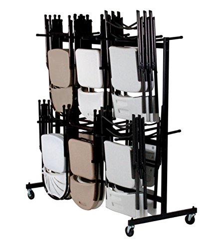 Correll C84 Truck for Folding Chairs, Holds up to 60-84 Chairs, Hanging style, 31"x68"x72"H, Commercial Duty