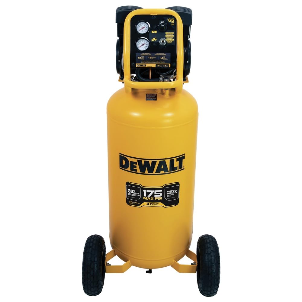 Photo 1 of DEWALT 26 Gallon Quiet Portable Air Compressor (DXCMSAC260)