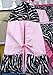 SoHo Pink with Black & White Zebra Chenille Crib Nursery Bedding 10 pcs Set
