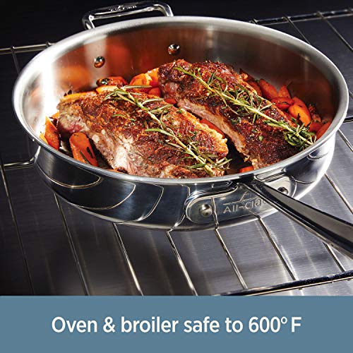 AllClad D3 Compact Stainless Steel PFOA/Free Nonstick Dishwasher Safe
