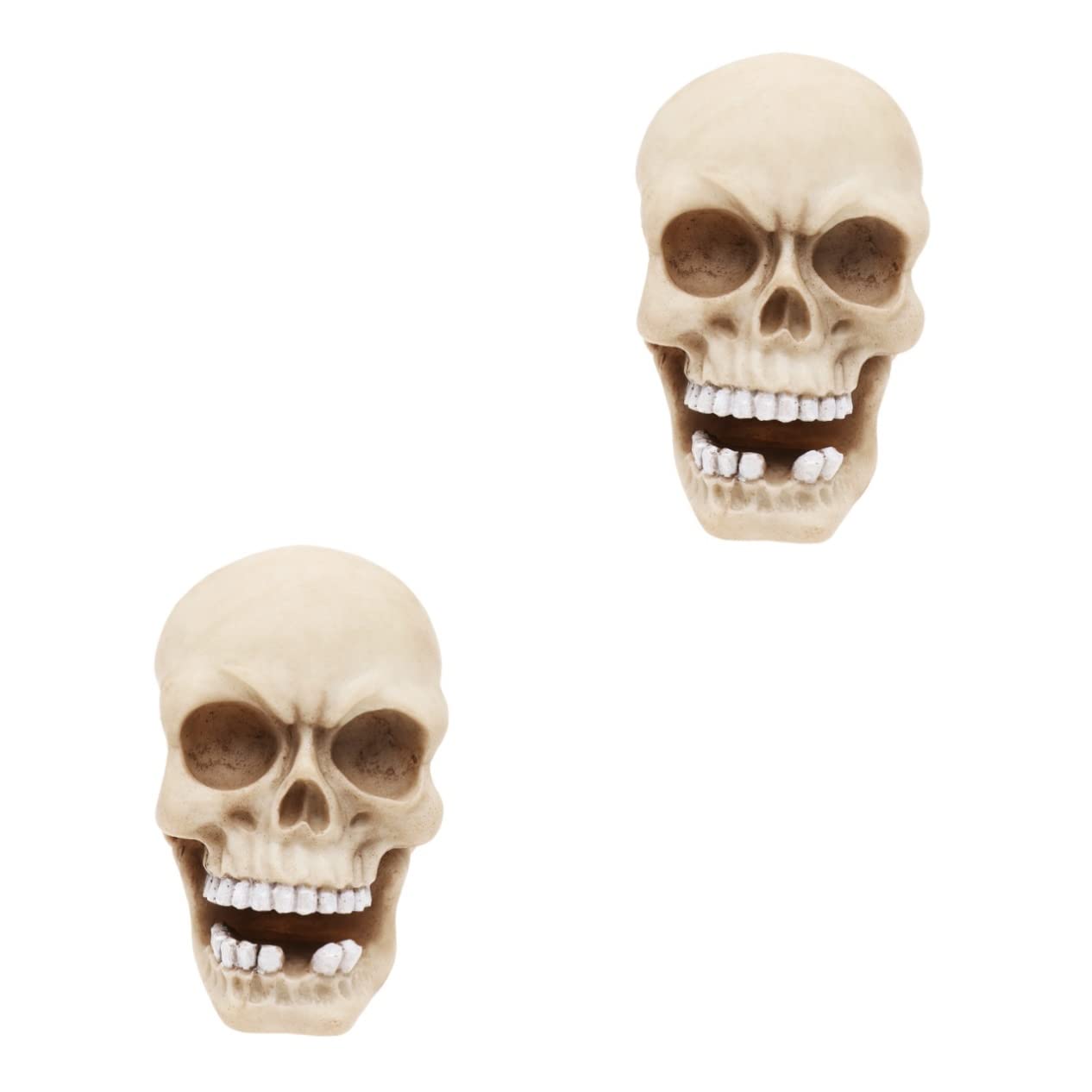 Artibetter 2pcs Key Hooks for Keychain Skull Tooth Hook Skull Hook Skull USB Hook Ghost Head Key Chain Skull Hanging Hook