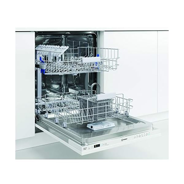 Indesit DFC 2C24 UK Freestanding Standard Dishwasher, 14 Place Settings, 6 Programs, White