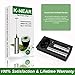 K-NEAR Milk Frother, 12000rpm Portable Foam Maker For Coffee, Latte, Cappuccino– 6 Pieces – Silver
