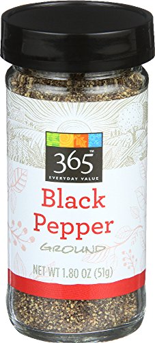 365 Everyday Value, Black Pepper Ground, 1.8 Ounce