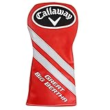Callaway Great Big Bertha Fairway wood Headcover (Red/Silver, 2015) Golf