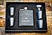 Will You Be My Best Man Flask Box Set- Best Man Proposal Gifts- Whiskey Flasks For Asking Best Men – Extra Thick 5mil #304 Stainless Steel, Laser Engraved, Leak Proof Kit Bestman 652