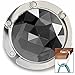 Purse Hook - Gem Accented Hanger - Handbag Holder For Tables Desks and More - by Fashion Heaven (Black)