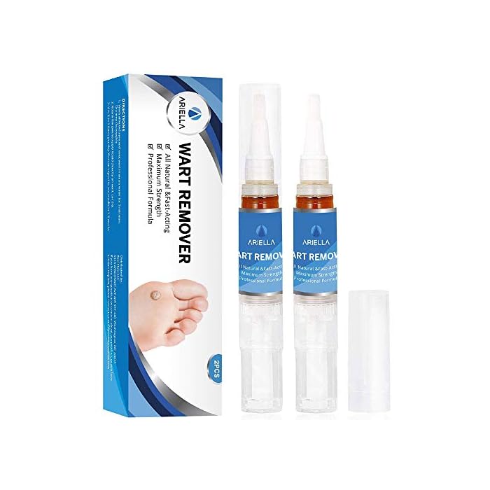 Natural Wart Remover, wart remover for genitals, wart removal Liquid for hands and foot. Painlessly Removes Plantar…