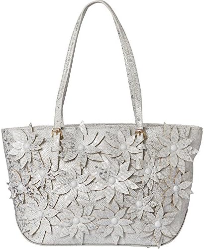 Sondra Roberts Pastel Wash Shopper (White)