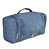 DALIX Travel Toiletry Kit Accessories Bag Organizer Case (Red Black Blue Green Purple Pink)
