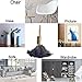 Sackorange 16-Inch Newest Ostrich Feather Dusters Natural Feathers with Wood Handle - Soft Odorless Cleaning Feather Duster for Home Office Car and Collection