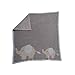 Barefoot Dreams Cozychic Follow Me Blanket - Elephant, Blue