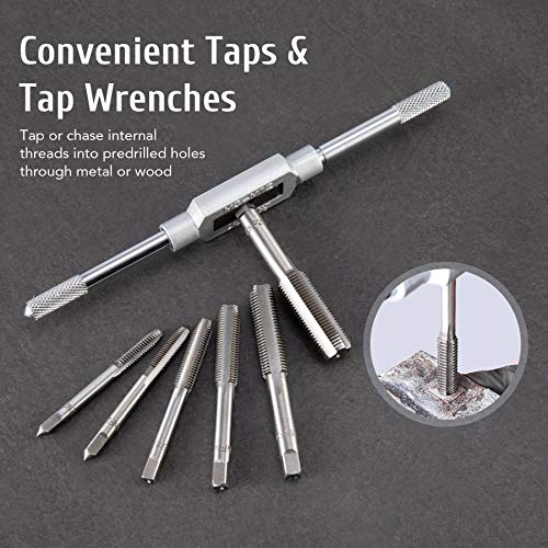 Orion Motor Tech SAE & Metric Tap and Die Set 80pcs SAE Thread Types