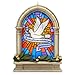 Hallmark Keepsake Christmas Ornament 2018 Year Dated Dove Church Bible, Everlasting Light Stained Glass Window,