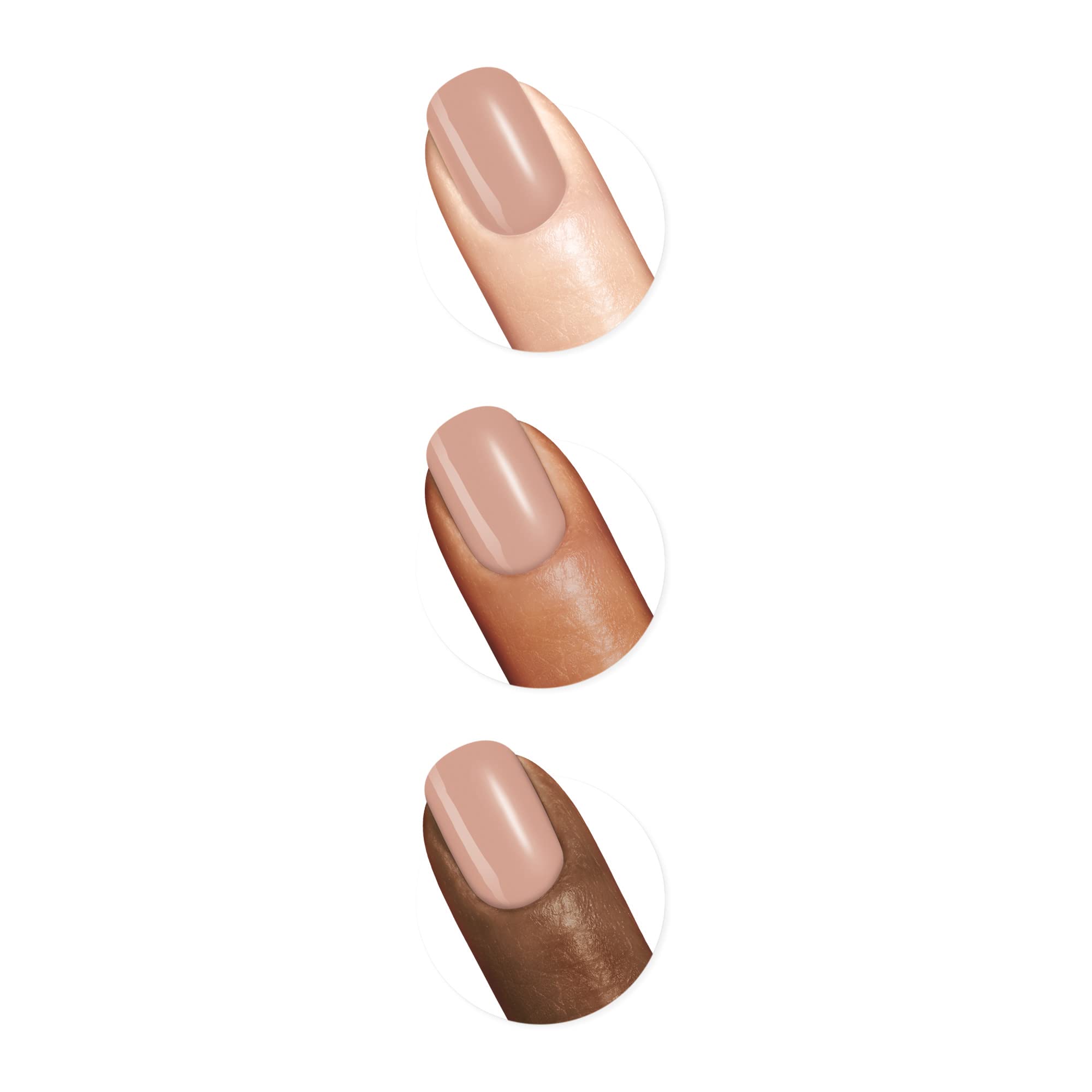 Sally Hansen Insta-Dri®, Taupe Priority, Quick Dry, Long Lasting, Streak-Free Shine, Nude Nail Polish - Image 3