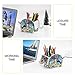 HomRing Cell Phone Stand, Colorful Tailed Elephant Pencil Holder Remote Control Container Desk Bracket Storage, Compatible with Phone and Tablet, Desk Decoration Organizer