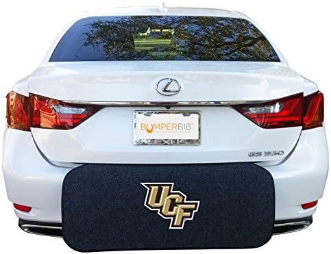 Rear Bumper Protector (Black) | Bumper Guard, and Tailgate Trunk Floor Mat | Prevent Scratches While Unloading and Loading | Easily Folds Away (Collegiate UCF-University of Central Florida Knights)