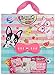Kids Coloring Set - Travel Toys On The Go For Girls - Pet Theme Carrying Case with Passcode Lock, Erasable Coloring Pencils, Washi Tape, Blank Card Set, Stencil, Stickers, Booklet by Hot Focus