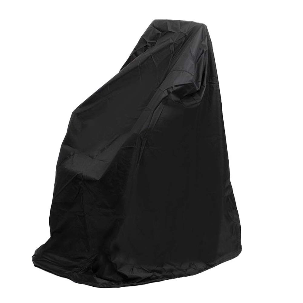 Outdoor Rain Storage Cover for Wheelchair, Scooter, Walker, Moped or Furniture - 115x75x130cm (Black)