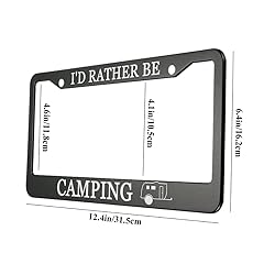 oFloral I'd Rather Be Camping Aluminum Alloy