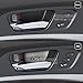 Door Catch Hairline Metal Aluminum Interior Garnish Molding Protect Anti Scratch Cover For ACURA TLX 2015 2016 2017