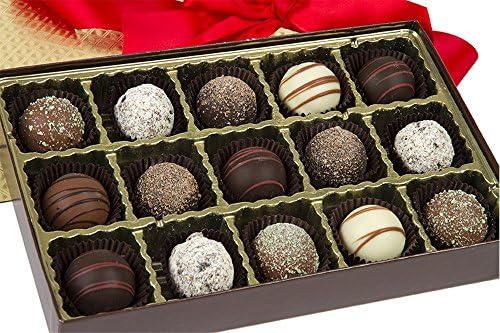 Sugar Plum Signature Tempting Truffle Box - Truffle Variety by Sugar Plum Chocolates (30 Piece)