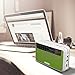 Rolton E500 Portable Stereo Bluetooth Speakers FM Radio Clear Bass Dual Track Speaker TF Card USB Music Player (Green)