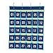 HBlife Numbered Classroom Pocket Chart Cell Phones Holder Wall Door Hanging Organizer (30 Pockets)