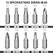 Damaged Screw Extractor, NASUM Bolt Extractor Kit 33 Pieces with Magnetic Extension Bit Holder, Socket Adapter for Broken Screw and Bolt Stripped