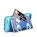 CASESOPHY Blue Leather Case with Card Holder Stand for iPhone 7 8 iPhone7 iPhone8 Regular Size Kickstand Cartoon Protective Pratical Shockproof Cute Lovely Chic Gift Kids Boys Girls Little Girls