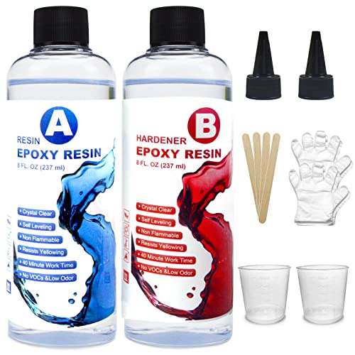 Magicdo Epoxy Resin Kit Crystal Clear Art Resin Kit Food Safe Casting