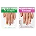 Fingernail Friends Colorful Nail Stickers Nail Art for Children, Butterflies & Farm Animals (50 Stickers)