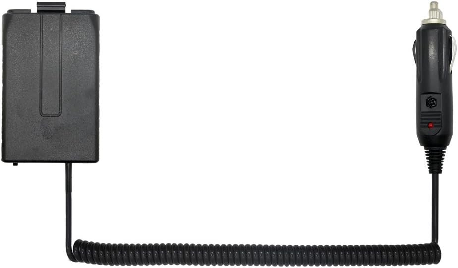 Supershopmall Two Way Radio Car Battery Eliminator Simulator for Baofeng Uv-5r Vitai Vt-uv3 Vt-uv9r TYT F8 F9 Walkie Talkie